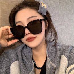 2024 new GM sunglasses for women high-end eyewear trend men UV resistant driving big face internet celebrity