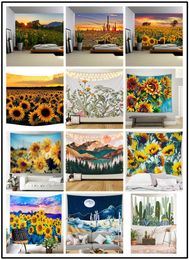 Tapestries Decorative Background Wall Hanging Cloth Plant Electric Metre Box Suede Block Mural Tapestry Drop Delivery Otlbw