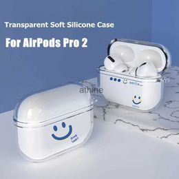 Cell Phone Cases Soft Silicone Case for AirPods Pro 2 3 1 Case Clear Transparent Cover for AirPods Pro 2 airpod 3 pro2 Pro 2nd Gen Headphone Case YQ240117