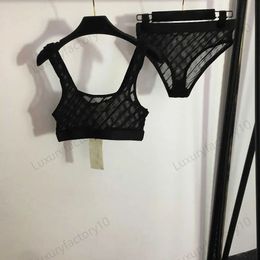 Women Two-Pieces Underwear Lingerie Lace Swimsuits Mesh Sling Bra Swimwear Underwear Triangular Thongs