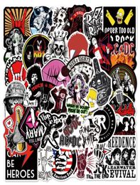 50PcsLot Retro classic rock band stickers graffiti Stickers for DIY Luggage Laptop Skateboard Motorcycle Bicycle Sticker3345539