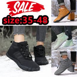 Mens and women Ankle Sneakers Boots hiking shoes lightweight bouncy rubber extra grip Non Slip Wear Resistant Sole