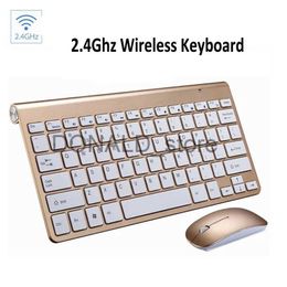 Keyboards 2.4Ghz Mini Wireless Keyboard and Mouse Set 10M Range Mini Keyboard Mouse Combo Set For Notebook Laptop Desktop PC Computer J240117