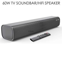 Bookshelf Speakers 60W Soundbar HiFi Speaker 2.0 Home Theatre Sound System Bluetooth Speaker Subwoofer Sound bar Support USB Optical ARC For TV PC