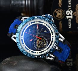 High-end men's watch Classic casual quartz watch 41mm dial leather strap casual sports watch