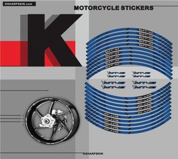 Motorcycle rim sunscreen decorative stickers night reflective safety reminder Personalised decals for YAMAHA MT104732602