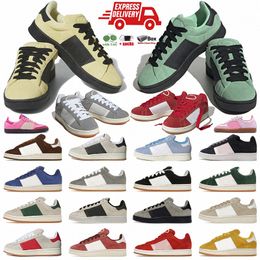 Suede Leather 00s Platform Designer Casual Shoes Low Vintage Top Quality OG Original Cream White Black Red Beige Pink Green Gum Sports Sneakers