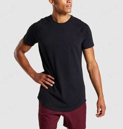 LL Outdoor Men's Tee Shirt Mens Yoga Outfit Quick Dry Sweat-wicking Sport Short Top Male Short Sleeve For Fitness tshirt 99