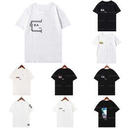 summer tshirt mens designer t shirt for men fashion T-shirt Letter print trendy loose casual top Youth couple Tshirt Luxury oversized woman t shirts man tee shirt white