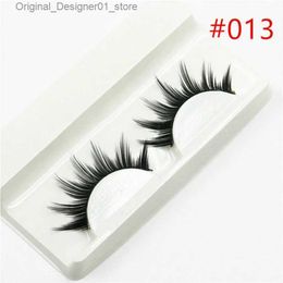 False Eyelashes 1 Pairs Sexy 3D Mink Hair False Eyelashes Korea Natural/Thick Long Eye Lashes Wispy Fashion Makeup Beauty Extension Tools H013 Q240117