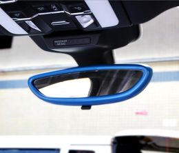 Carstyling Inner Rearview mirror Cover frame decoration cover trim strip 3D sticker decals for Porsche Cayenne Macan panamera acc4649342
