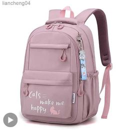 Backpacks Girl School Bag Backpack Back Pack For Teenager Women Children Female Pink Schoolbag Primary High Bagpack Class Teens Child Kids