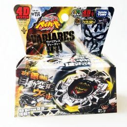 Tomy Beyblade Metal Battle Fusion Top BB114 VARIARES D D 4D WITH Light Launcher 240116