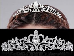 2019 Luxury Elegant Crystal Bridal Crown Headpieces Woman Tiaras Hair Jewellery Ornaments Hairwear Bride Wedding Hair Accessories5752933