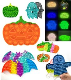 Push Pop Fidget Toys Sensory Halloween Series Bat Pumpkin Ghost Anti Stress Antistress Kids Learn Gifts and Adults Decompression T7358521