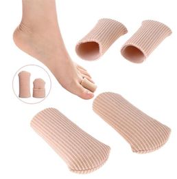 7CM Fabric Gel Tube Cushion Corns and Calluses Toe Protector Hallux Valgus Orthopedics Bunion Guard for Feet Care insoles318V4097657