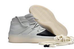 2024 Neue Ängste Rivalität von Gott x Leichtathletik I Basketballschuhe Nebel Originale Basketball Designer lässige Schuhe Schwarze weiße graue Männer Sport niedriger Sneaker EUR 38-46