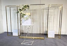 3PCS Luxury Wedding Decoration Billboard Column Stand Iron Screen Partition Plinth Frame Flowers Arch Balloon Birthday Party Stage5154276