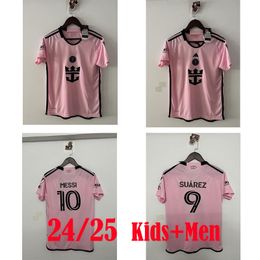 MESSI 2024 25Inter Miami CF Soccer Jerseys Matuidi JEAN CAMPANA YEDLIN 23 24 25adult shirts football children suit