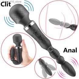 Other Health Beauty Items Magic Massager AV Wand Backyard Vibrators For Women Men Masturbator Anal Plug Dildo Vagina Clitoral Stimulator Toy Q240117