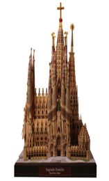DIY Sagrada Familia Spain Craft Paper Model Architecture 3D DIY Education Toys Handmade Adult Puzzle Game Y1905309573442