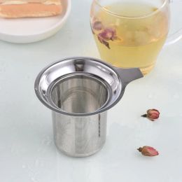 Stainless Steel Mesh Tea Infuser Good Grade Reusable Tea Strainer Loose Tea Leaf Filter Metal Teas Strainers Herbal Spice Filters BJ