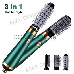 Electric Hair Dryer Ming Yu 3 In 1 Hair Dryer Comb Professional Electric Hot Air Styling Tool Barber Salon Household Hair Curler Detachable comb Kit J240117