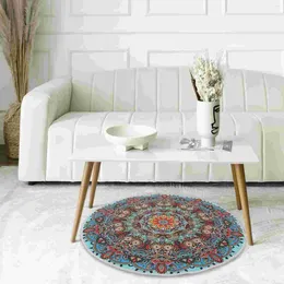 Bath Mats El Floor Mat Bohemian Style Rug Entryway Carpet Ethnic Bedroom