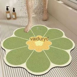 Carpets Round Flower Sand Scraping Dust Door Entrance Doormat Hallway Bath Non-slip Rug Dust Removal Carpet Wire Loop Footpad Doormatvaiduryd