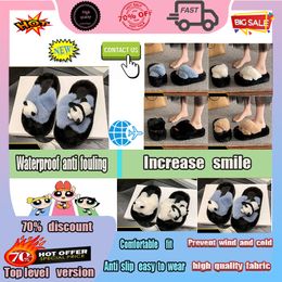 Designer Casual Platform cotton Leisure shoes for women man Autumn Winter Keep Warm Indoor Slippers Full Softy Anti slip wear resistant size EUR36-41