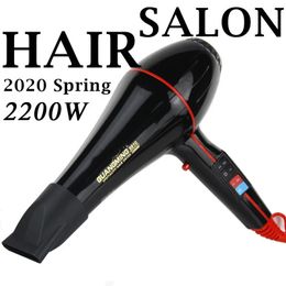 For hairdresser and hair salon 3 Metre long wire EU Plug Real 2200w power professional blower dryer Hair Dryer hairdryer 240116