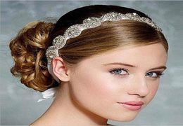 Vintage Wedding Bridal Crystal Rhinestone Pearls Hair Accessories Flowers Pieces Pins Headband Beaded Princess Tiara Jewelry Suppl8325812