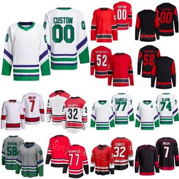 Stitch Hockey Herren Kinder Damen 52 Pyotr Kochetkov Trikot 77 Tony DeAngelo 7 Dmitry Orlov 74 Jaccob Slavin 58 Michael Bunting 32 Antti Raanta 37 Andrei Svechnikov