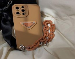 Phone Case With Chain Luxury Designer Classic Letter Mens Womens Shockproof Phones Cases High Quality For iPhone 14 13 11 12 pro 77431931