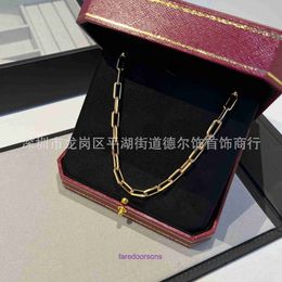 Top Quality Carter Designer Necklace online store V Gold Plated High Card Family Chain Crafted Fashionable and Atmospheric Adjusta With Original Box