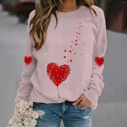 Women's Hoodies Printed Lace Blouses For Women Tunic Ladies Top Cute Long Sleeve T Shirt Cotton