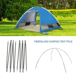 333444849m Fibreglass Tent Rod Camping Pole Bars Support Rods Awning Frames Kit Hiking Travel Outdoor Tools 240117