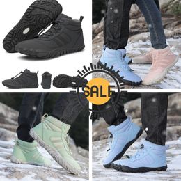 2024 Fashion Warm Hiking Shoes Men Winter Snow Men Shoes Tactical Boots Climbing Mountain Sneakers Combat Boots