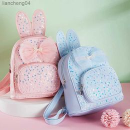 Handbags Children's backpack trend fashion sequins kindergarten small backpack cute bow tie foreign girl backpack