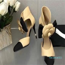2024-Designer Decro Women Sandals Pearl Fashion Summer High Heels Shoes Female Size 35-40