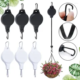 Party Dresses Retractable Plant Pulley Hanging Hook Flower Adjustable Hanger For Pots And Birds Feeder Basket Home Accessories