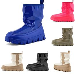 2024 Classic Brellah Mini Boots stivali firmati Tasman stivaletti invernali con piattaforma da donna classico stivale da neve caviglia fiocco corto mini pelliccia castagna nera rosa 35-40 stivaletti scarpe