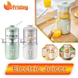 Electric Juicer Multifunctional Orange Lemon Blender USB Rechargeable Wireless Portable Mini Fruit Squeezer Pressure Juicers 240117