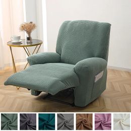Chair Covers Polar Fleece Stretch Recliner Cover All-inclusive Armchair Lazy Boy Lounger Single Couch Sofa Slipcover Home Decor