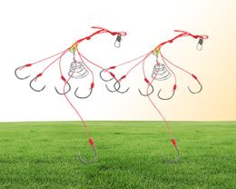 Fishing Carp Hooks Powerful Explosion Stainless Steel Heavy Duty Nylon Deepwater Carp Fishing Hook Powerful Bait Trap Hook System1115990