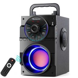 Portable Speakers TOPROAD Bluetooth Speaker Portable Big Power Wireless Stereo Subwoofer Heavy Bass Speakers Sound Box Support FM Radio TF AUX USB J240117