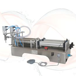 Filling Machines Semi-auto Pneumatic Filling with Hopper Liquid Filling Machine for Liquid and Paste Filling