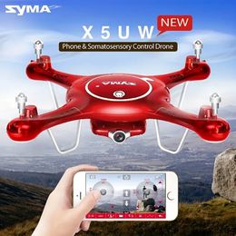 SYMA X5UW RC Drone With Camera 720P FPV,WIFI Real-time Transmission Tap Fly,Altitude Hold,Headless Mode,3D Flips, UFO Remote Control Quadcopter Gift