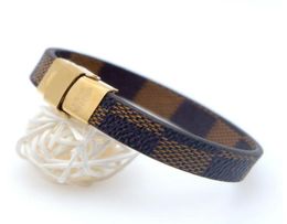 Brand Designer 304 Stainless Steel Bracelets For Women Men Charm Bracelets Leather Bracelet Gold ePaket9245048
