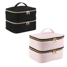 Cosmetic Bags Nail Polish Carrying Case Storage And Dryer For Manicure Sets Travel Lamp Art Tool Essential Oil